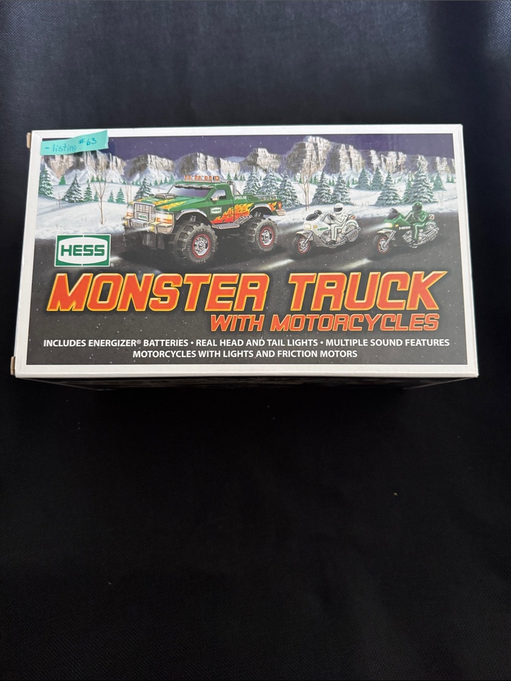NEW Hess Monster Truck with Motorcycles 2007 listing #63